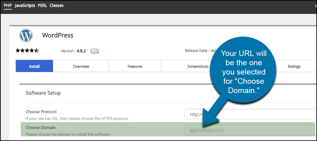 Choose Domain