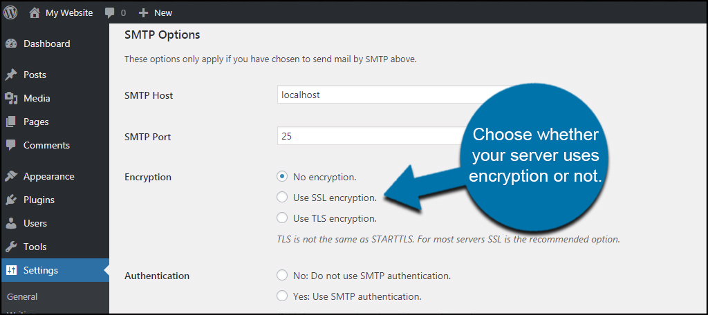 Choose SSL