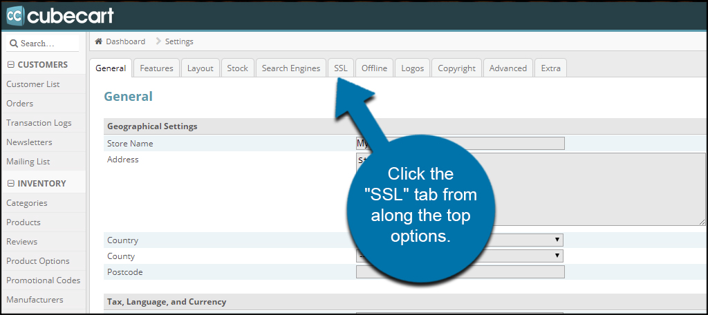 Click SSL