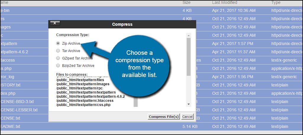 Compression Type