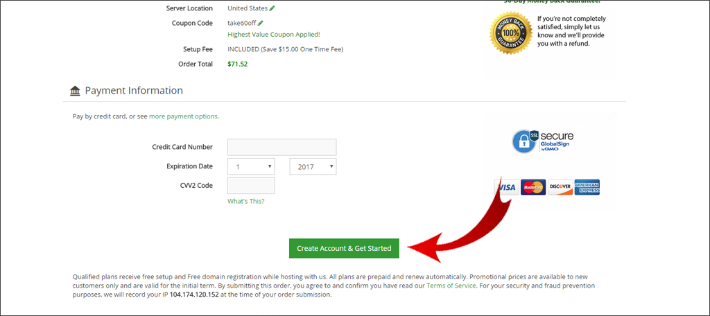 create account