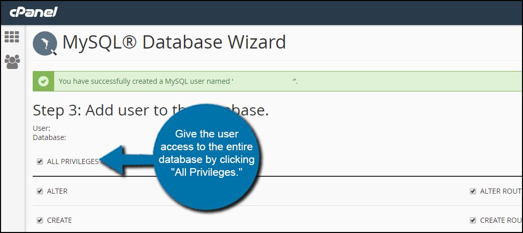 Database All Privileges