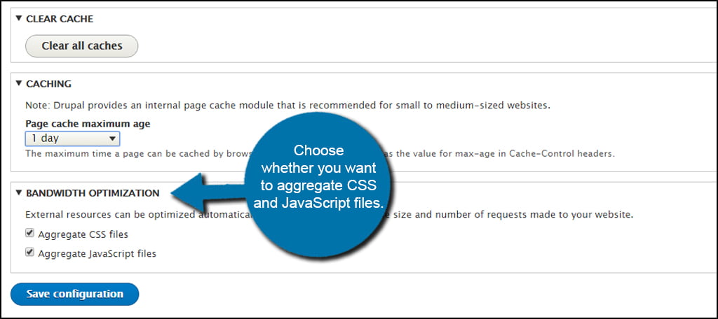 Drupal Cache Bandwidth