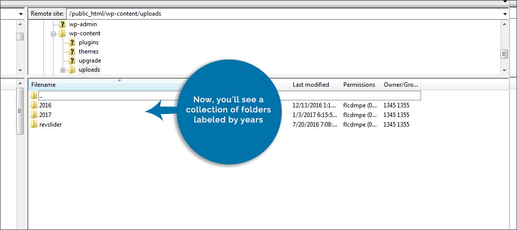 Folder Labeled by Years