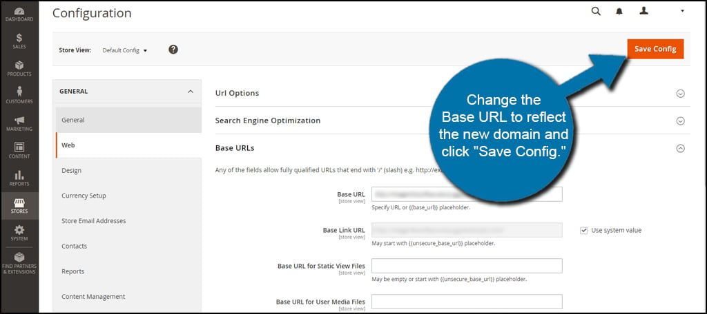 Magento Save Config