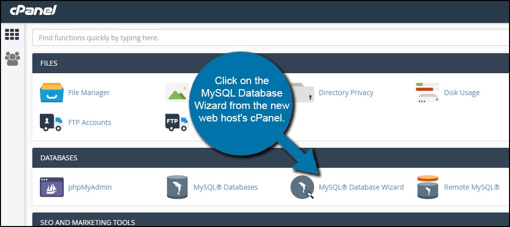 New Database Wizard