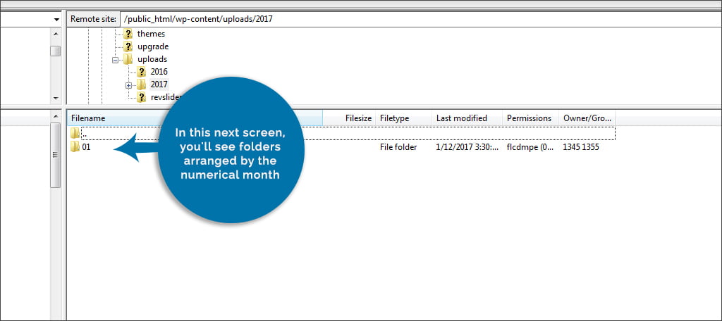 Folders by Numerical Month