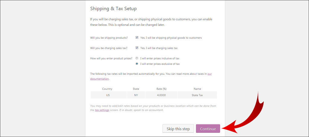 shipping