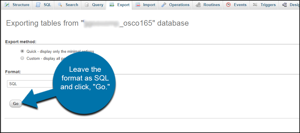 SQL Go