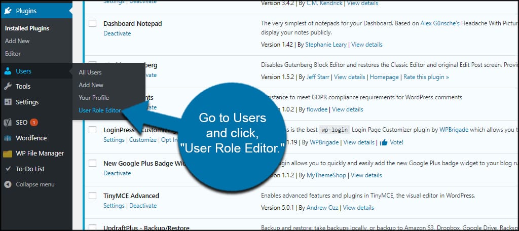 User Role Editor Tool