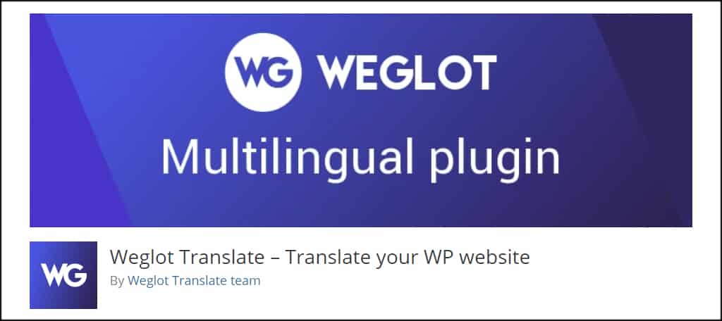 Weglot Translate