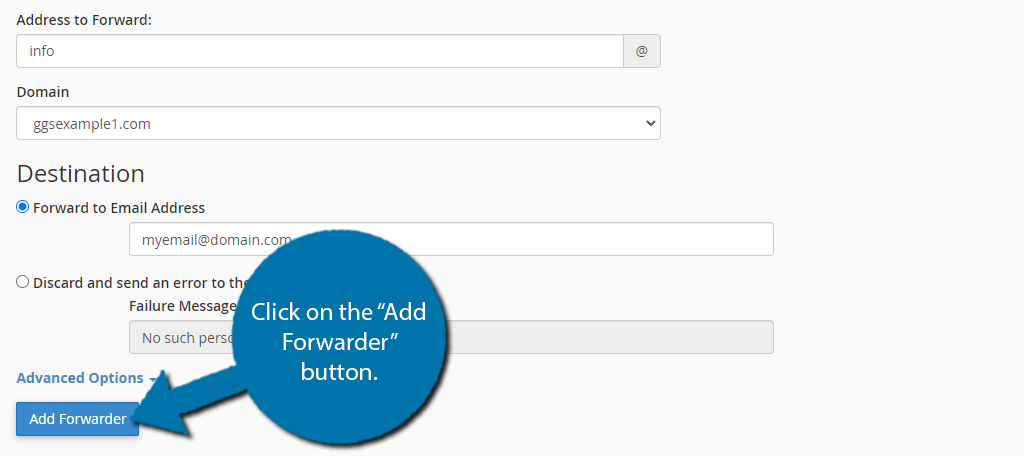 Add Forwarder