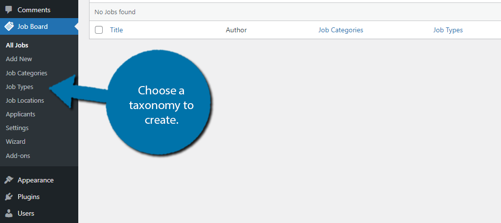 Choose a taxonomy