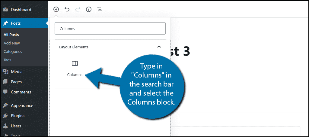 Columns Block