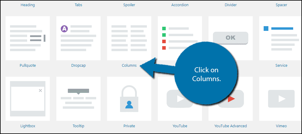 WordPress Columns