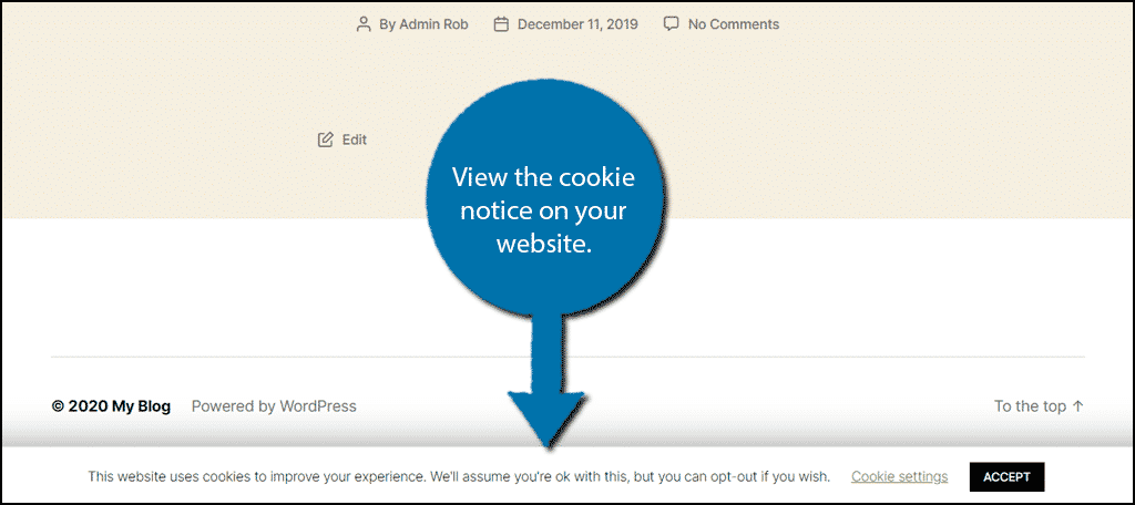 Cookie Consent