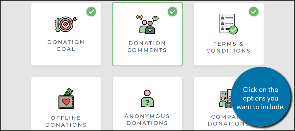 Donation Options