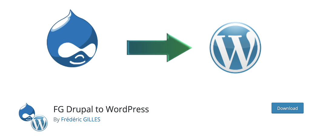 Fg Drupal to WordPress plugin