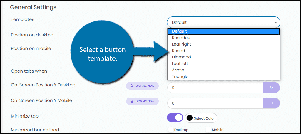 Select Template