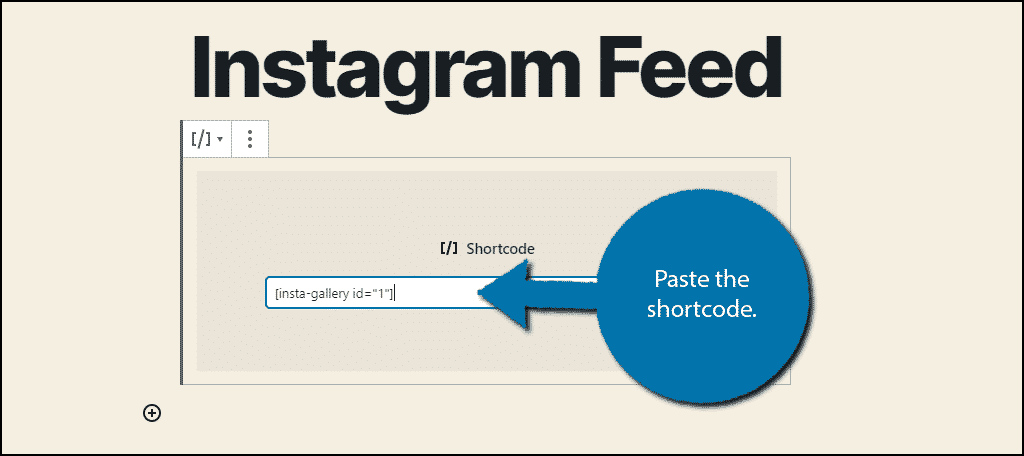 Paste Shortcode