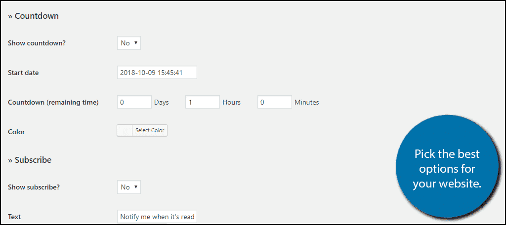 Customize the Modules section