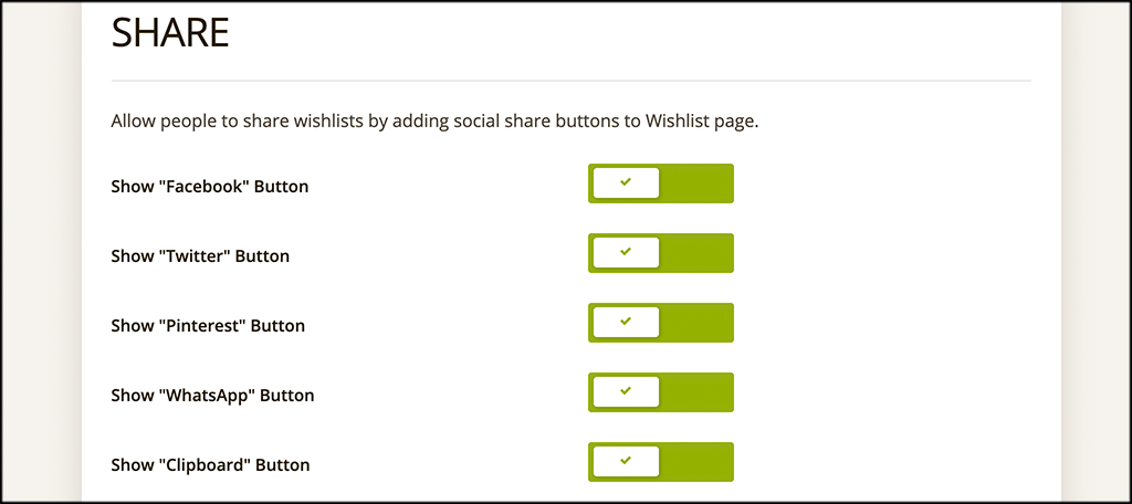 Add social share buttons