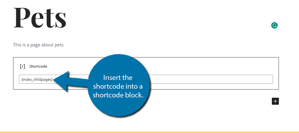 Shortcode