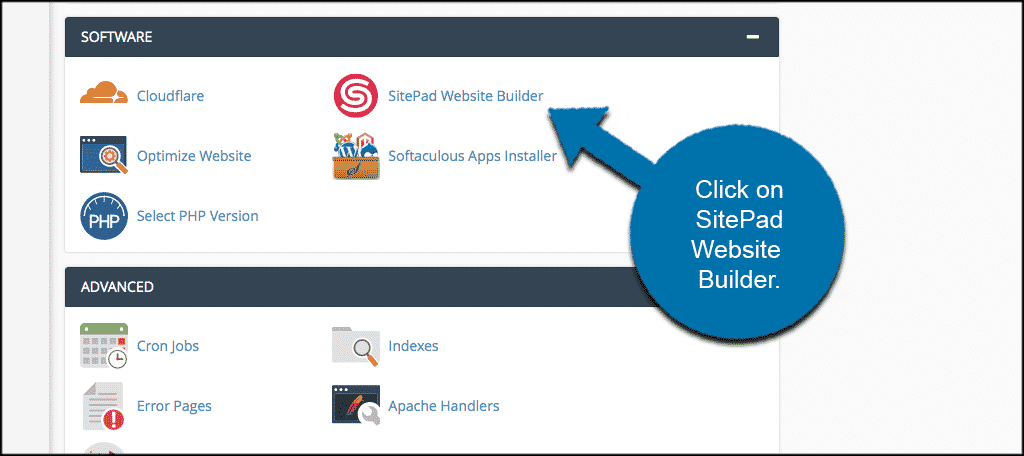 SitePad website builder