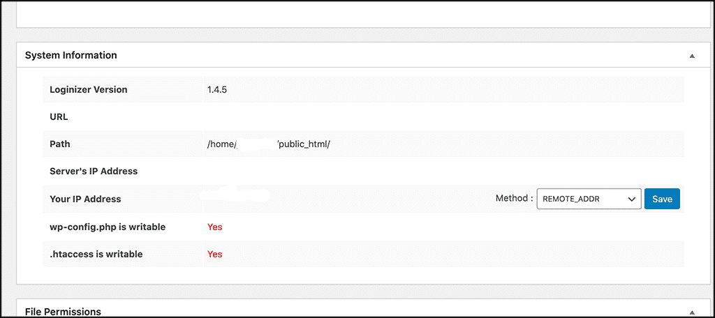 System information