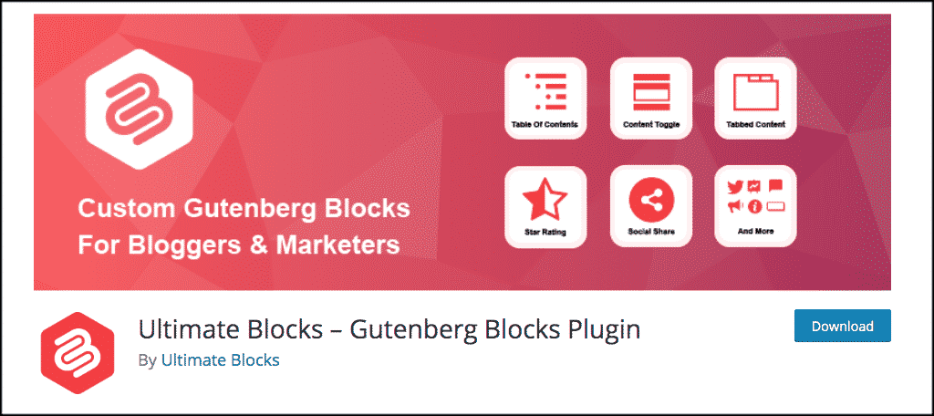 Ultimate Blocks plugin