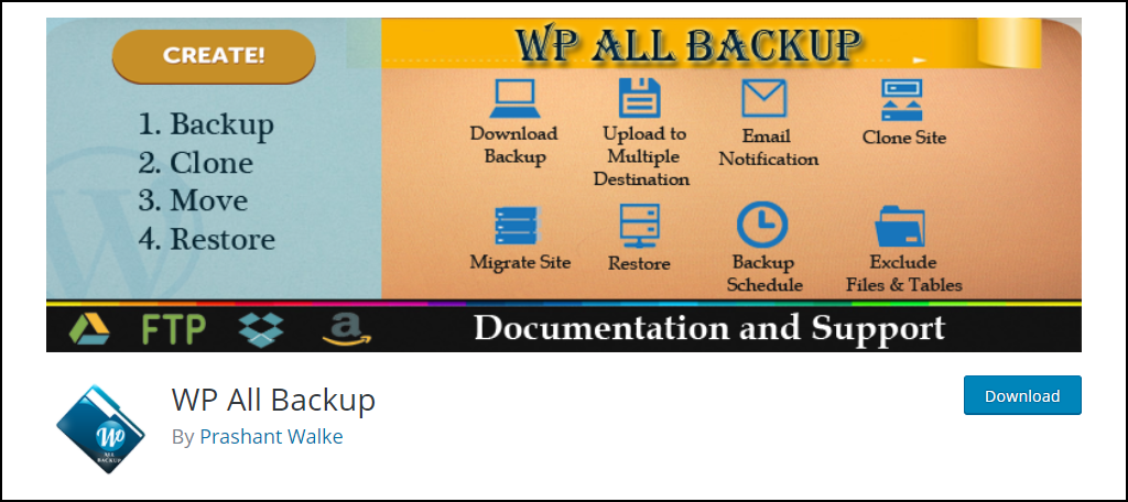 WP All Backup